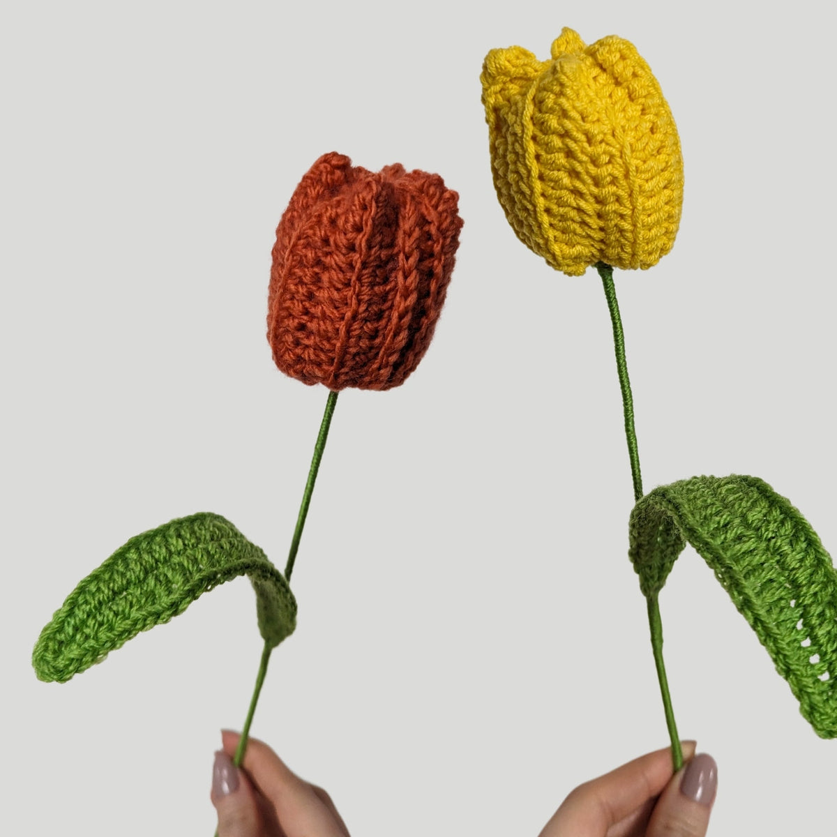Crochet Tulip Pattern, Crochet Tulip Flower, Crochet Tulip for Bouquet, Crochet, Brunaticality