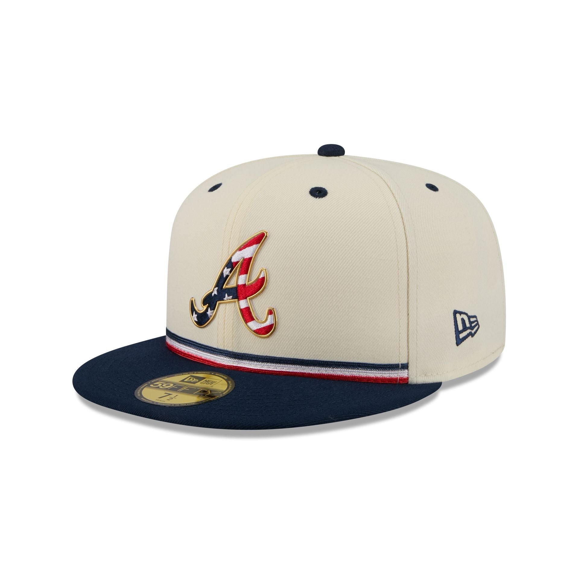 Atlanta Braves Independence Day 2026 59FIFTY Fitted Hat