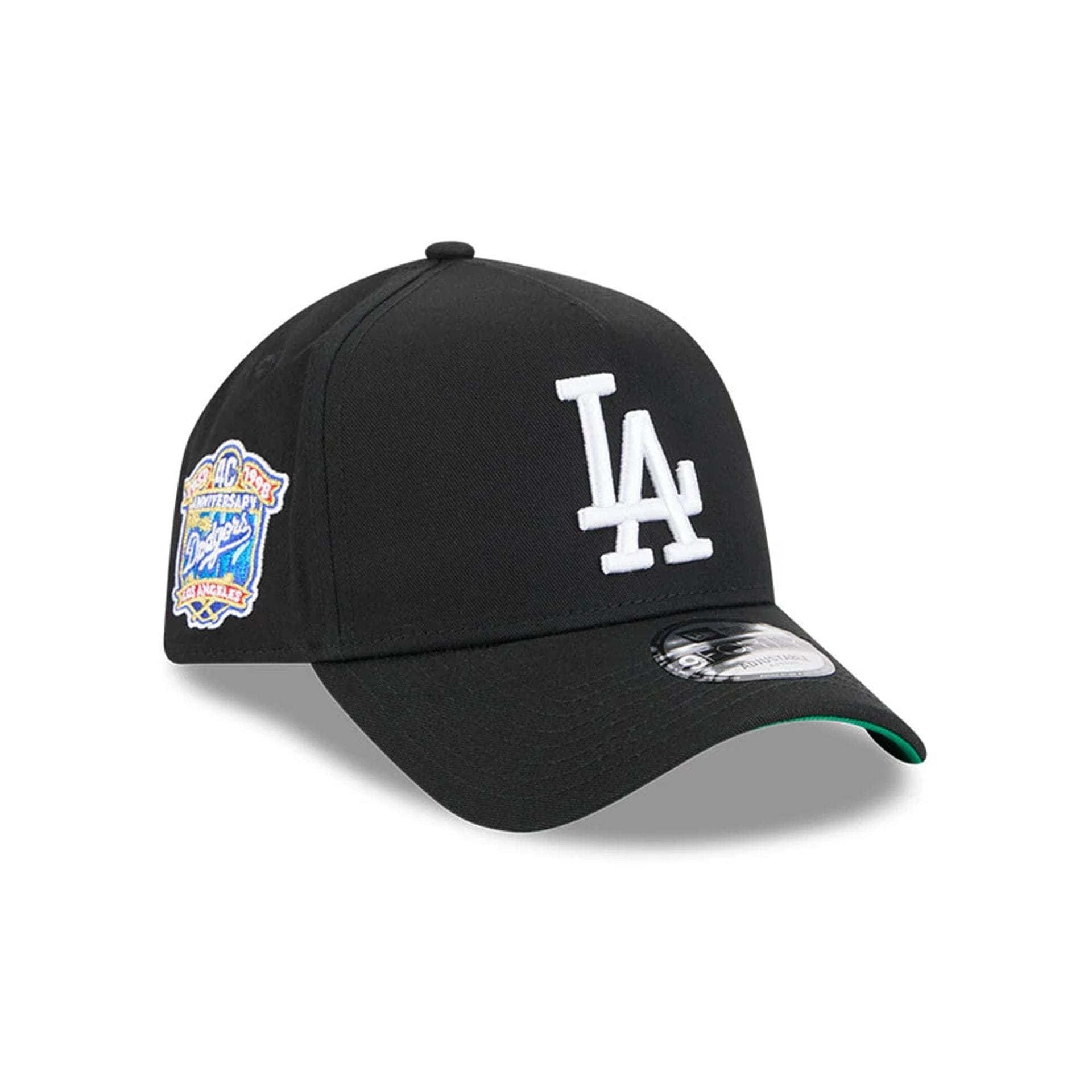Dodgers MLB Cooperstown Anniversary Black 9FORTY A-Frame Adjustable Cap