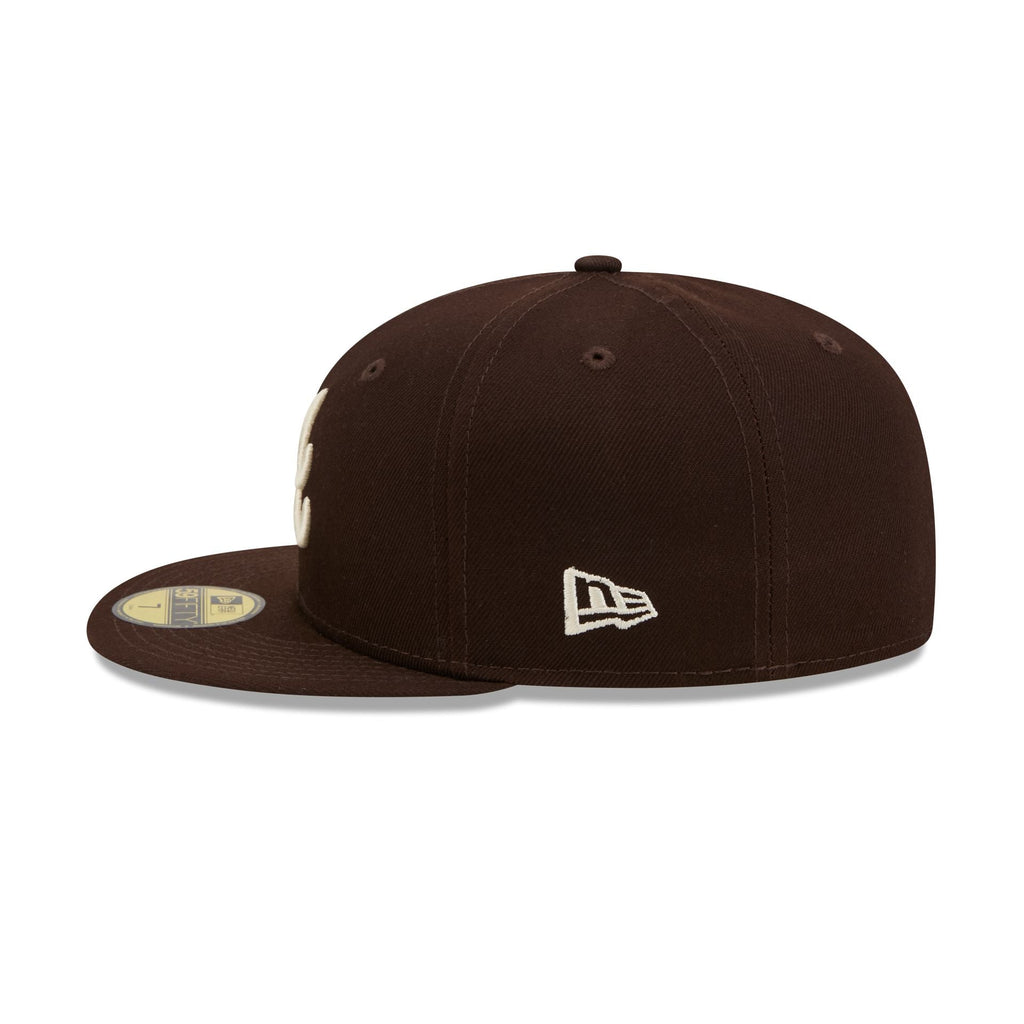Atlanta Braves Brown Basic 59FIFTY Fitted Hat