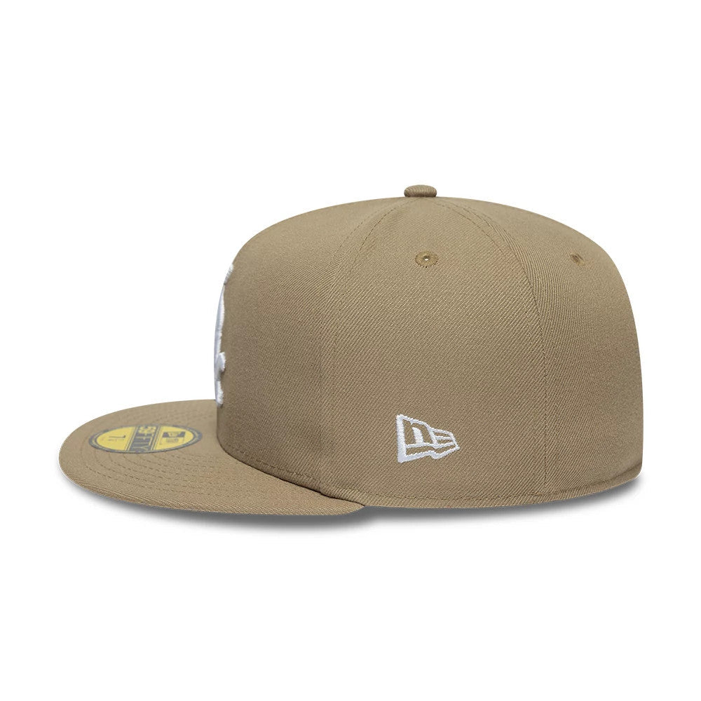 Chicago White Sox MLB Floral Outline Beige 59FIFTY Fitted Cap
