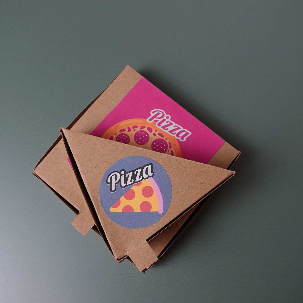 Crochet Pizza Coasters Written Pattern and Pizza Boxes Templates, Crochet Pattern, Crochet Pizza, Pizza, Brunaticality